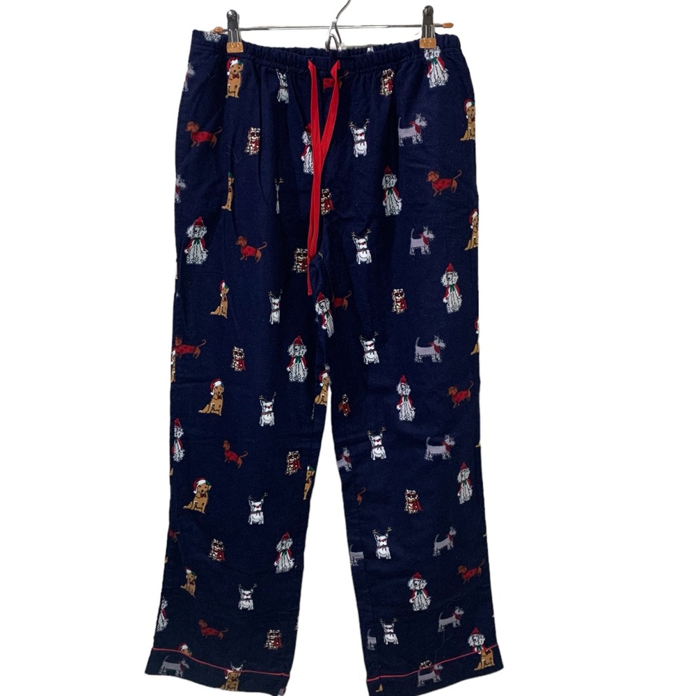 Holiday dog Pajamagram Flannel Bottoms